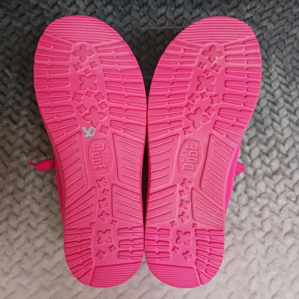 Hey Dude Wendy Funk Mono Wide Electric Pink Women's Sneakers Shoes Size 6D - Picture 10 of 10